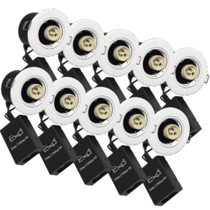 EXO Easy 2-Setup 63 GU10 S-M-WH Ø88 (10 stk. pakning)